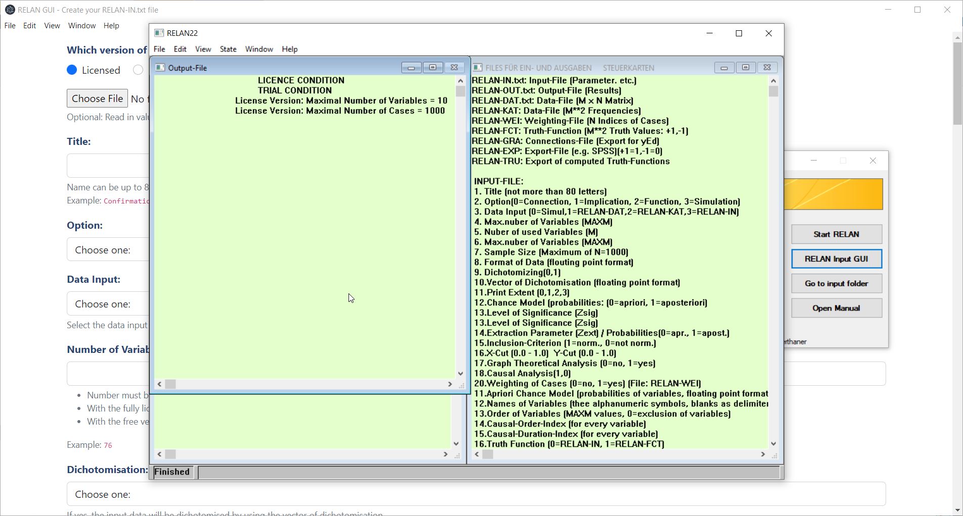 RELAN Screenshot